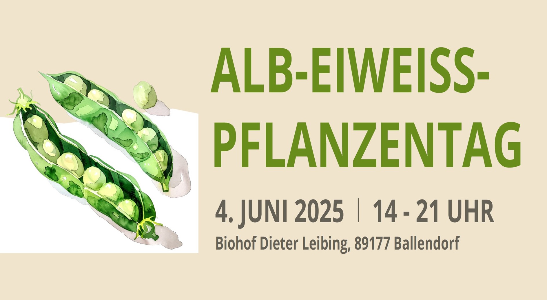 Alb-Eiweißpflanzentag 4. Juni 2025 Alb-Eiweißpflanzentag 4. Juni 2025